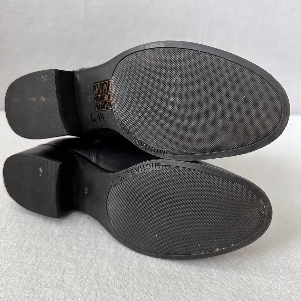 MICHAEL Michael Kors Women’s Heather Leather Almond Toe Tall Riding Boots Size 6 - Picture 14 of 16